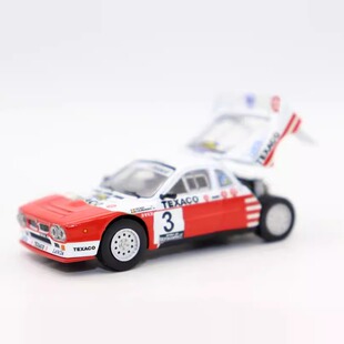 TW 1 64 Lancia 037 Rally蓝旗亚拉力赛车模型玩具合金车收藏摆件