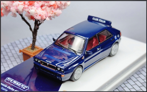 TW 1/64蓝旗亚HF Lancia Delta  Integrale 蒙特卡洛汽车模型合金