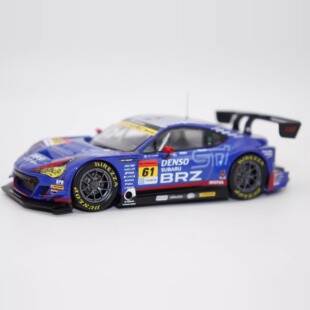 EBBRO 1/43合金车 SUPER GT300 2017 Subaru BRZ 斯巴鲁赛车模型