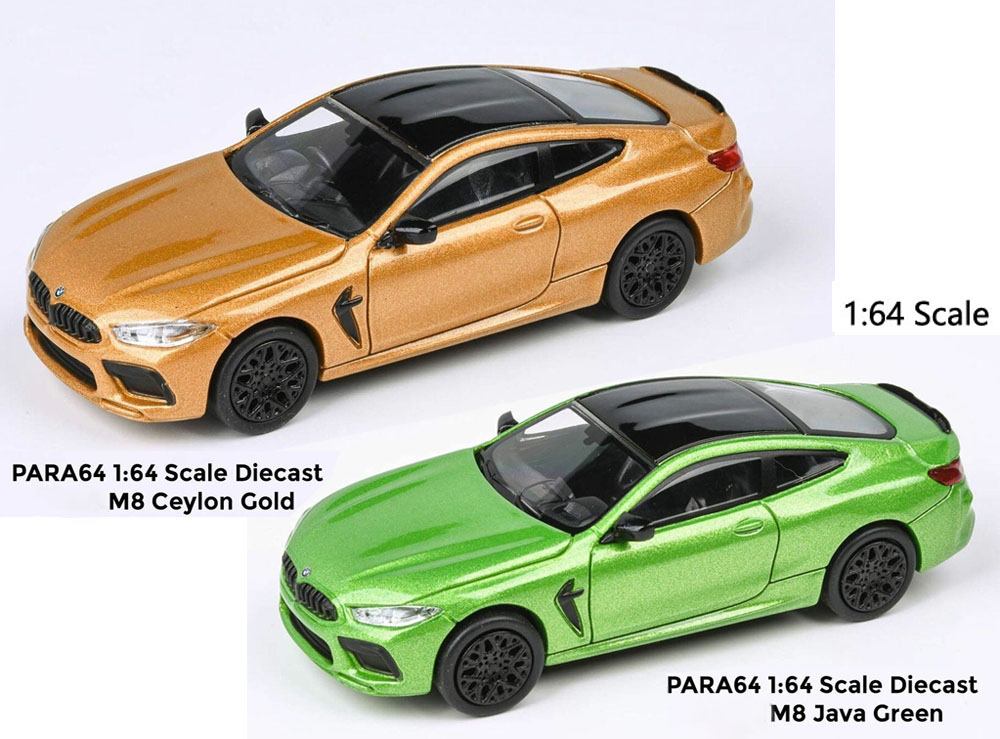 PARA64合金车1/64宝马M8跑车模型