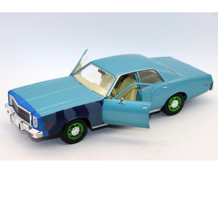 Fury 外贸1 Plymouth 1977 普利茅斯跑车模型摆件 24合金车Hunter