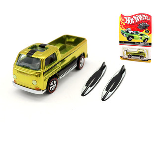 HW风*火轮RLC红线1/64 Beach Bomb Pickup 冲浪板皮卡车模型电镀