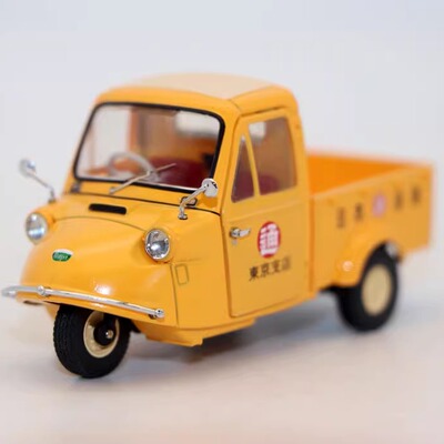 EBBRO 1/43合金车 大发Midget三轮车 三角鸡 日本通运 小卡车模型