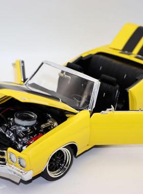 ACME 1 18合金车1970雪弗兰Chevelle SS Restomod美式肌肉车模型