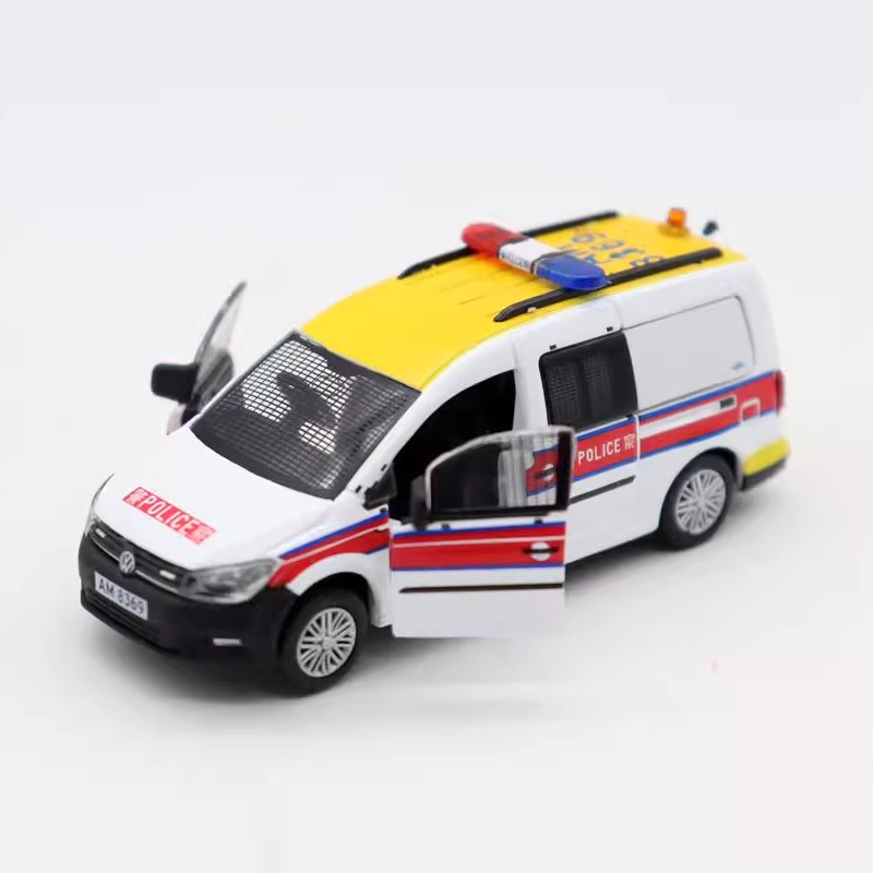 Tiny 61 微影玩具 VW Caddy 大C众开迪香港机场警区警车模型摆件