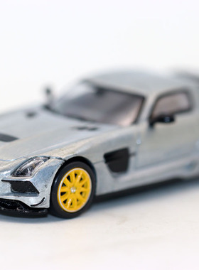 合金TW 1 64奔c驰SLS AMG 黑色系列跑车模型隐藏款 礼品摆件