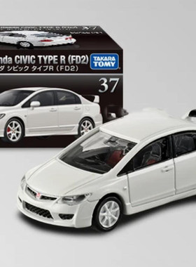 Tomica Premium多美卡黑盒TP37 本田CIVIC TYPE-R (FD2) 汽车模型