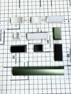铝合金金属键帽cnc磨砂氧化无刻印原厂高度R1R2R3 R4可雕刻可定制