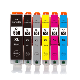 近墨者 适用佳能PGI-650 CLI-651墨盒 IP7260 IX6760 6860 MG5560 MG5660 6660 MG6460 MX726 MX926墨盒