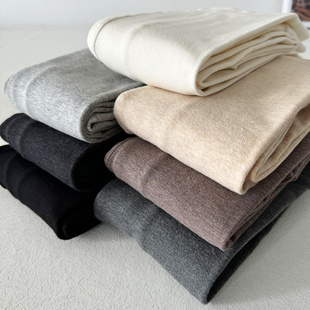 仿羊绒发热裤平板棉连裤袜女纯色百搭打底裤袜秋冬保暖踩脚裤