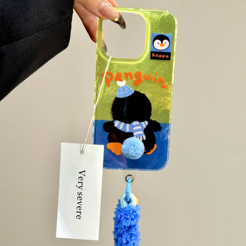 拼色背影毛球尾巴适用iPhone16promax手机壳15手拎绳14苹果13女12,个性定制/设计服务/DIY,手机壳/保护套定制,淘宝优惠券,粉丝福利购,淘宝优惠卷