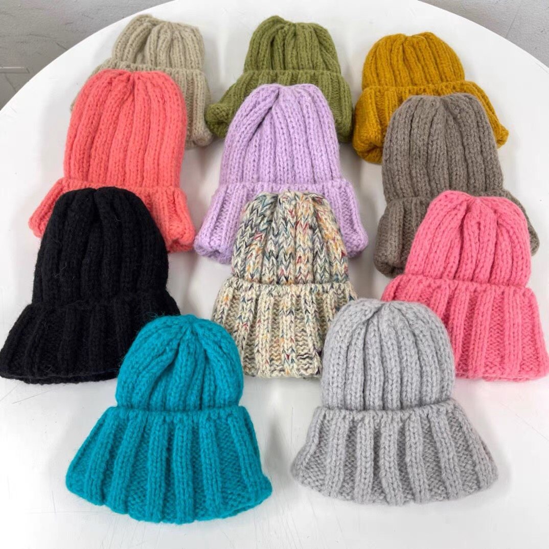 韩国代购东大门ins潮毛线帽子女秋冬糖果色尖尖帽保暖针织帽冷帽