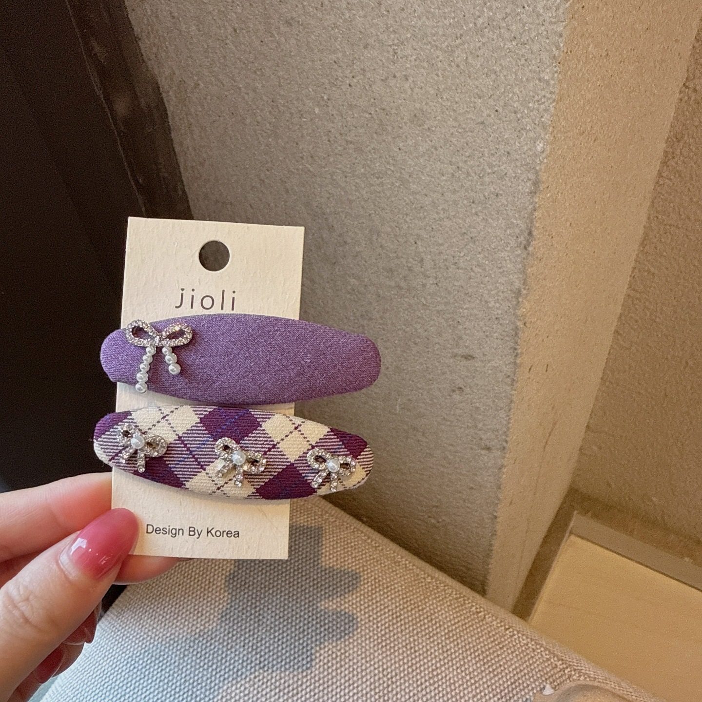 复古学院风香芋紫格纹水钻蝴蝶结对夹甜美气质女掰掰夹碎发刘海夹,饰品/流行首饰/时尚饰品新,民族风发饰,淘宝优惠券,粉丝福利购,淘宝优惠卷