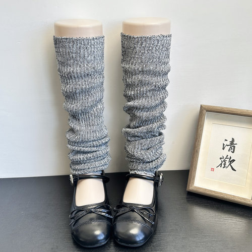 韩系木耳边堆堆袜子女春秋季针织