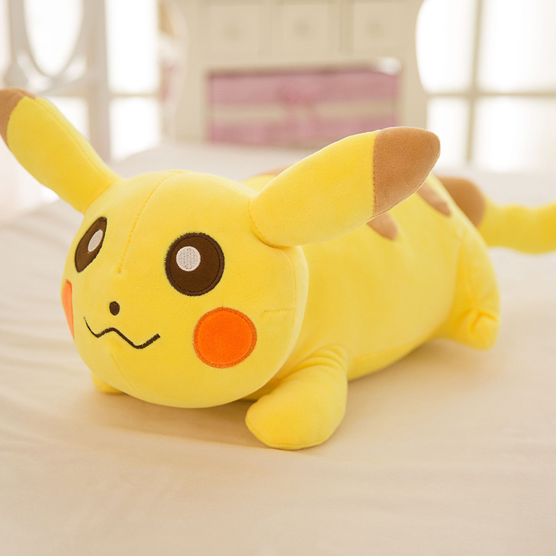 可爱皮卡丘毛绒玩具比卡丘公仔抱枕布娃娃靠枕枕头儿童女生日礼物