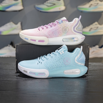 李宁男子减震回弹低帮篮球鞋