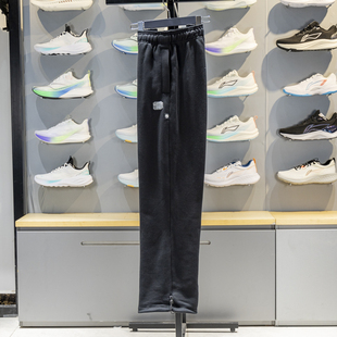 反伍宽松直筒运动长裤 正品 新款 2025冬季 AKLV929 李宁男子加绒卫裤