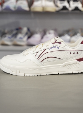 正品李宁板鞋2025季新款COMMON80s男子舒适软弹经典休闲鞋AGCV023