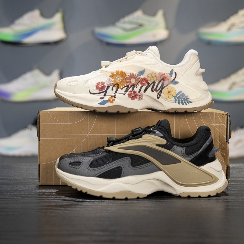 李宁四季通用减震回弹童休闲鞋