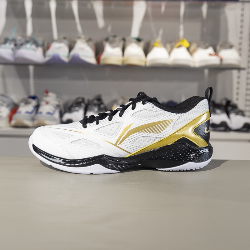 正品李宁羽毛球鞋新款疾风 LITE男女防滑耐磨减震训练鞋AYTU025