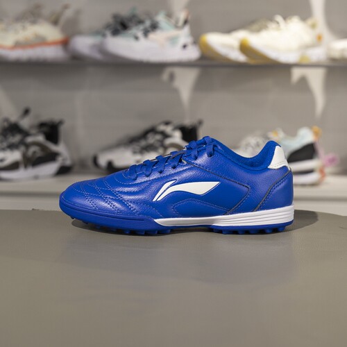 李宁合成革低帮儿童足球鞋