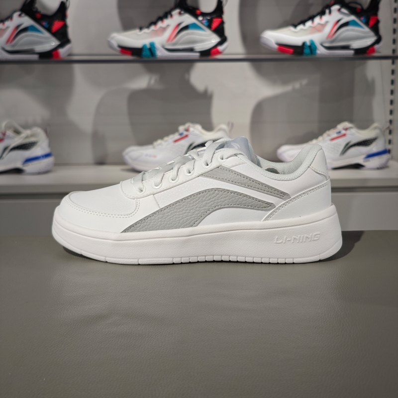 李宁系带女子板鞋低帮休闲鞋