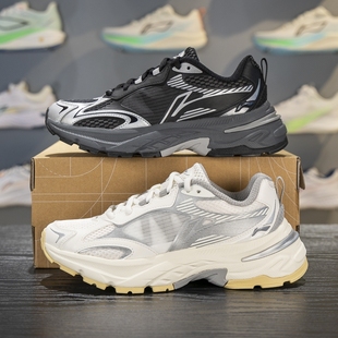 复古潮流百搭低帮运动鞋 正品 新款 女子秋季 AGCV282 李宁风行休闲鞋