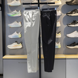 团购防泼水直筒卫裤 正品 新款 女士2025秋季 AYKV172 李宁运动长裤