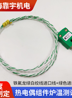 原装LABFACILITY热电偶组件炉测试线PA021B测温仪专用插头K型