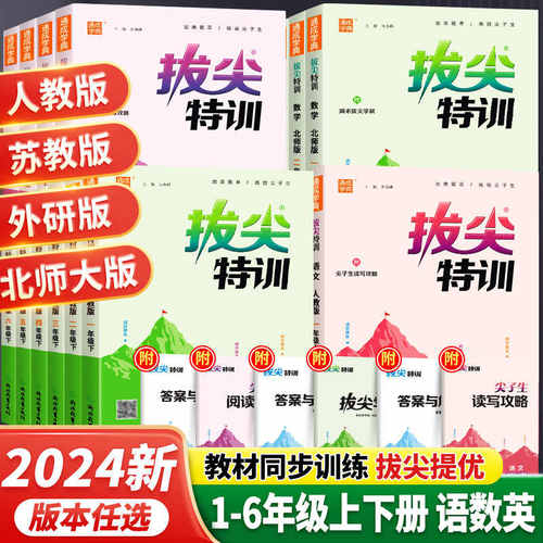 官方正版拔尖特训全分册