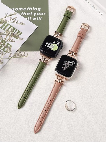 牛境适用iwatch810代真皮表带