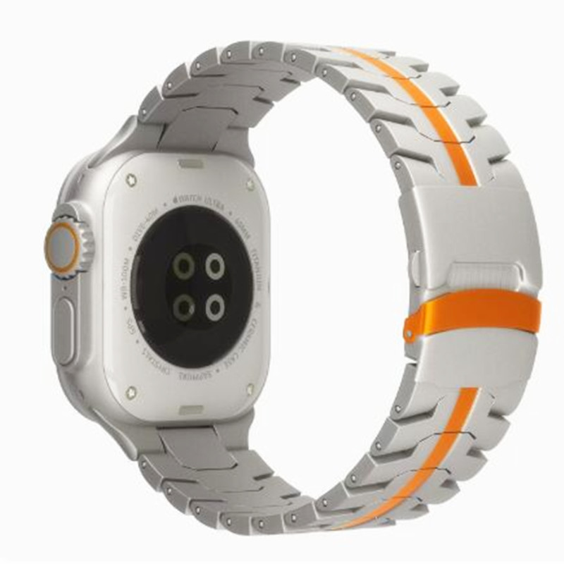 适用AppleWatchUltra钛合金腕带