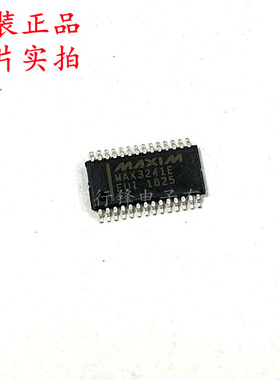 MAX3241EEUI+T封装TSSOP-28丝印MAX3241EEUI RS232芯片 全新原装