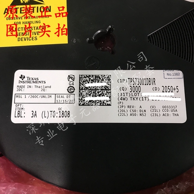 全新原装 TPS73001DBVR 封装SOT-23-6 丝印PGVI 线性稳压器(LDO)