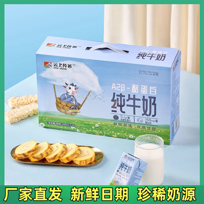 云上传祁A2β酪蛋白纯牛奶生牛乳