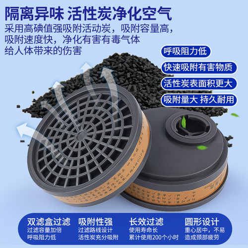 滤毒盒防甲醛有机蒸汽