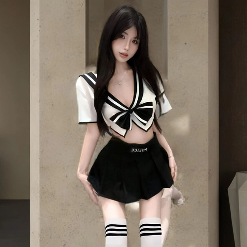 纯欲海军领水手服套装短裙