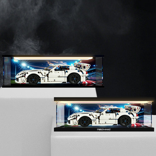 冰鹏防尘收纳盒适用乐高42234机械组道奇Viper GTS-R跑车积木