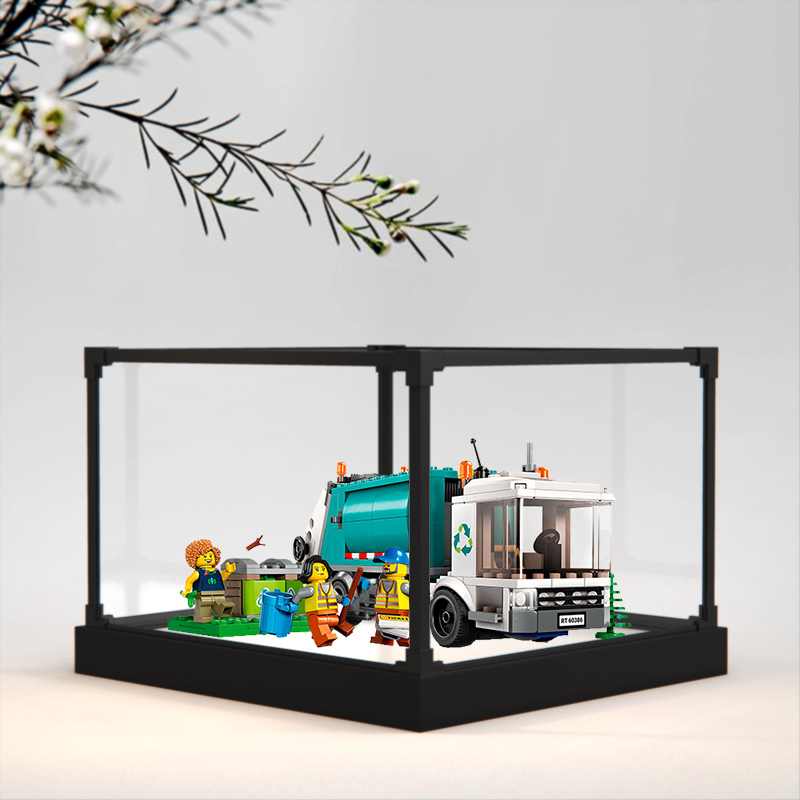 60386环卫垃圾车积木展示盒