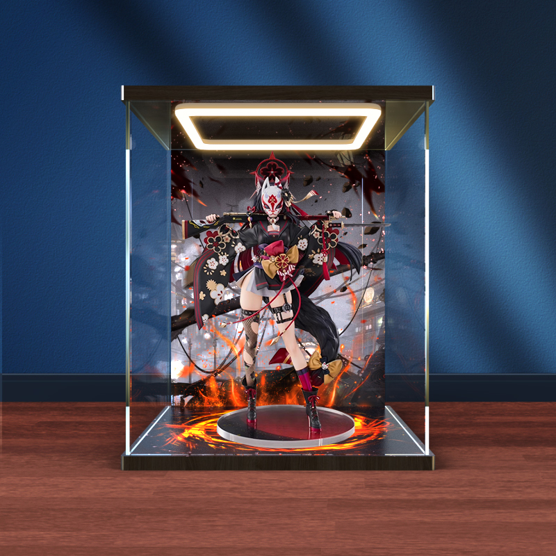 回型灯亚克力收纳盒适用NEONMAX 蔚蓝档案 狐坂若藻 斋藤千和盒子