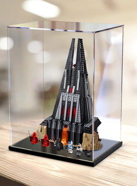透明亚克力75251黑武士碉堡高乐玩具模型手办展示防尘罩收纳盒