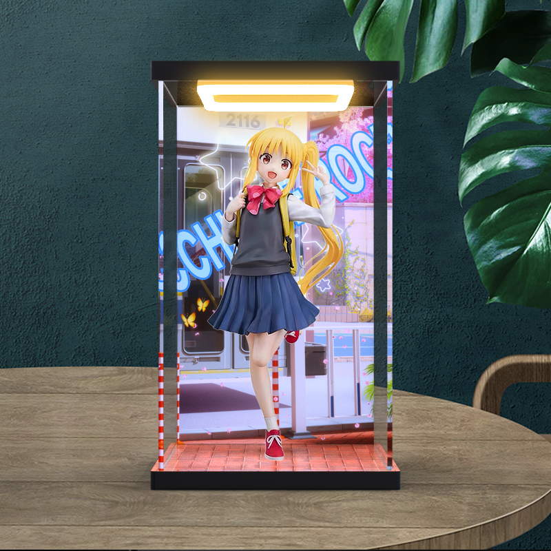 适用GSC孤独摇滚!动画版 伊地知虹夏 亚克力高清手办回灯款收纳盒