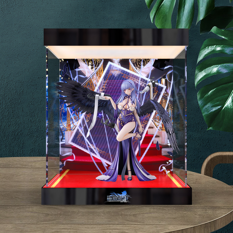 灯光高透收纳盒适用NEONMAX碧蓝航线 黛朵 多愁的BisqueDoll 手办