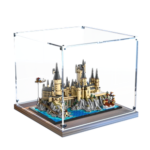 亚克力收纳盒子适用乐高76419霍格沃茨城堡和庭院模型防尘展示盒