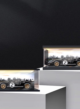 适用乐高42223福特GT40 MKII赛车机械模型玩具亚克力展示盒收纳盒