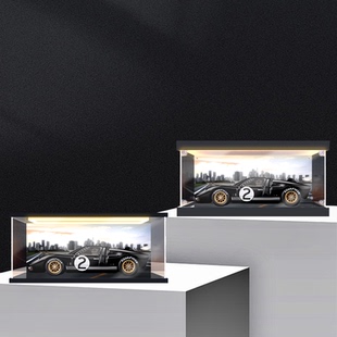 适用乐高42223福特GT40 MKII赛车机械模型玩具亚克力展示盒收纳盒