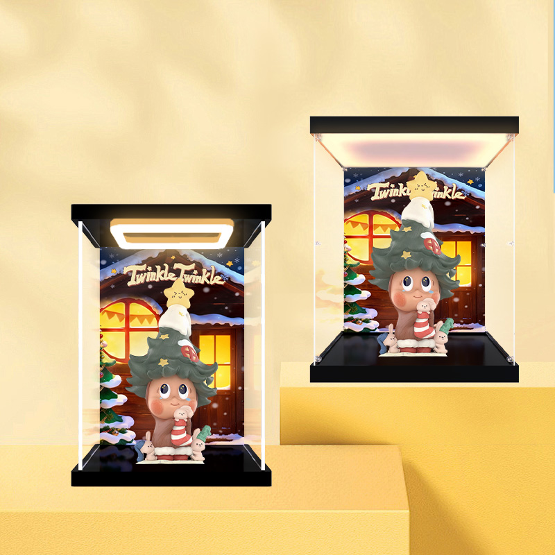 适用POP MART泡泡玛特 星星人种下心愿手办吊卡潮玩 展示盒