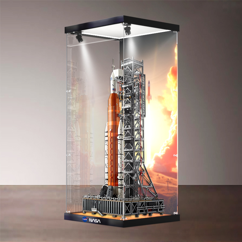 亚克力展示盒适用乐高ICONS系列10341阿尔忒弥斯太空发射系统收纳