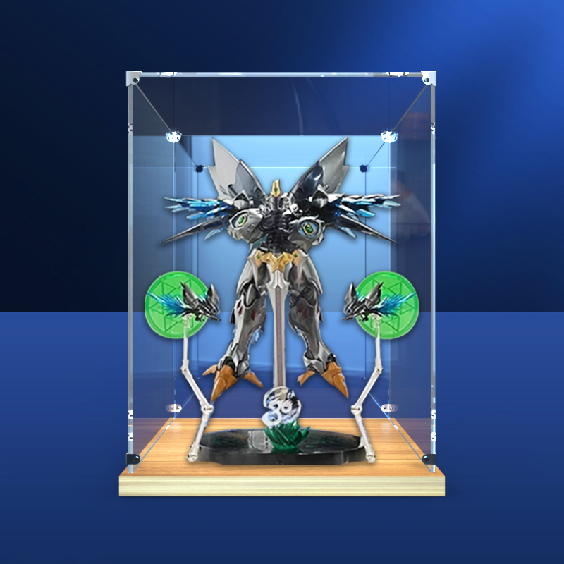 适用CCS  TOYS 铁魄超级机器人大战OG塞巴斯塔机甲木制收纳展示盒