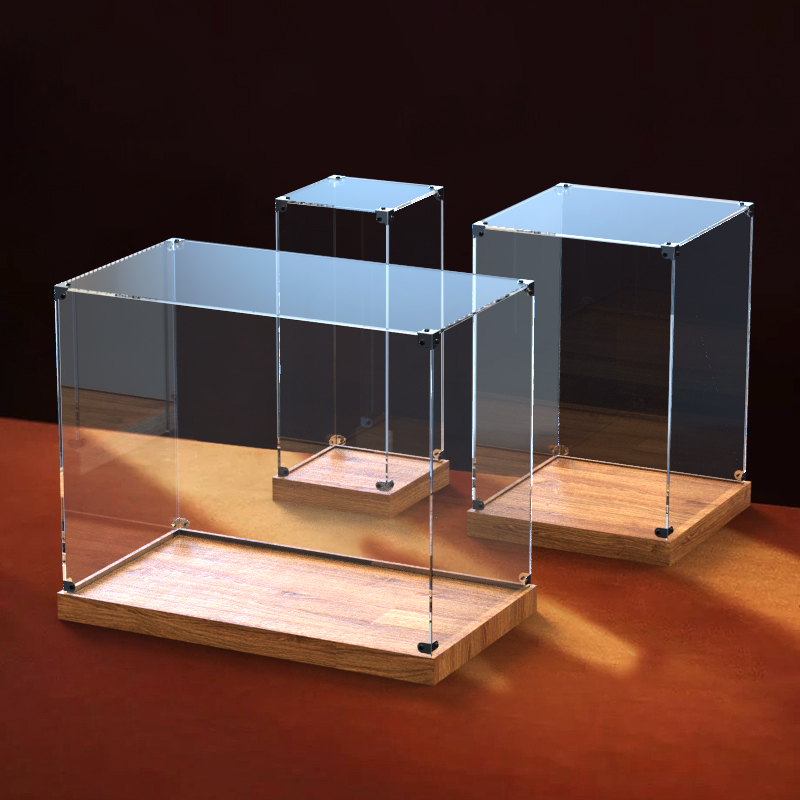 乐高积木防尘罩展示架展示盒